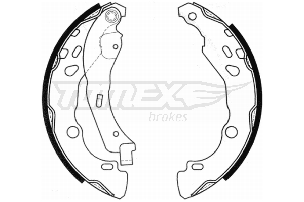 Sada brzdových čeľustí TOMEX Brakes